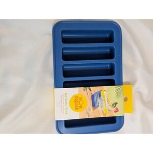 Sun Squad Ice Cube Tray Unisex OS Blue NEW Silicone Water Bottle Stick Mold